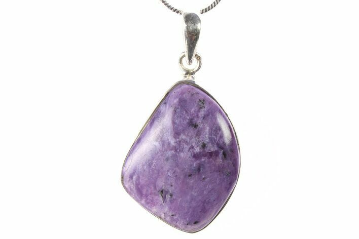 Siberian Charoite Pendant (Necklace) - Sterling Silver #265222